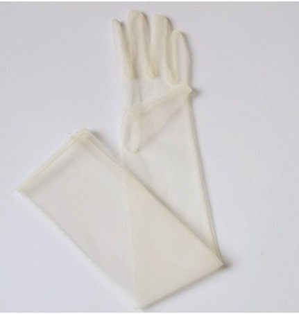 • GRACE • long tulle gloves